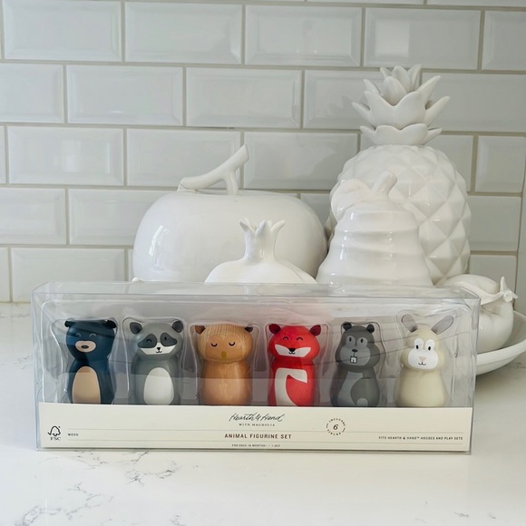 Hearth & Hand with Magnolia Toy Woodland Animal Figurine Set - Picture 4 of 15